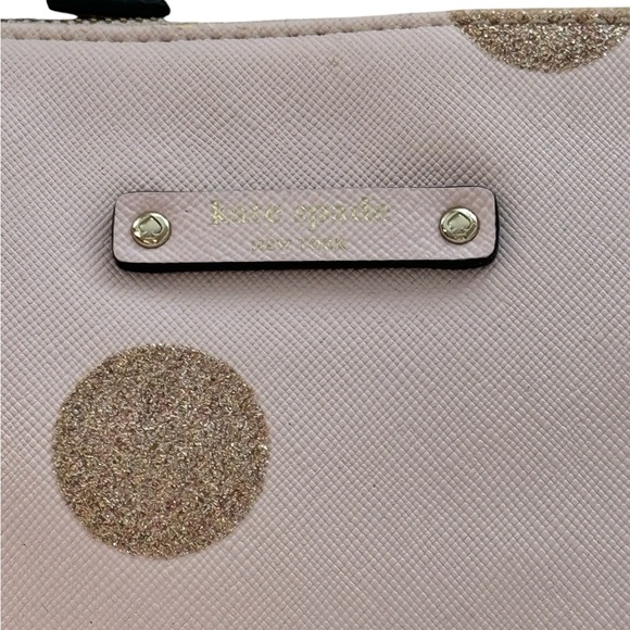 ❌SOLD❌ Kate Spade Clutch with Glittery Polka Dots - Picture 2 of 7